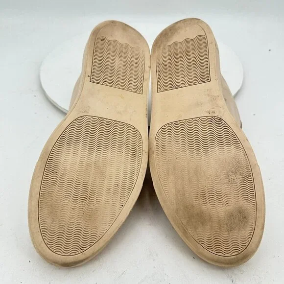 Common Projects Achilles Low Size EU 40 Men 7 Women 10 Brown Beige Leather Shoes - Picture 8 of 12